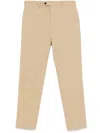 Fursac Cotton Chino Trousers In 褐色