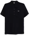 Fursac Cotton Piqué Polo Shirt In Blue