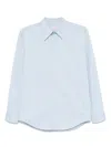 Fursac Cotton Shirt In Blue