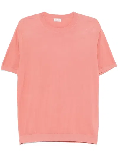 Fursac T-shirt Aus Baumwolle In Rosa