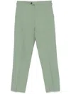 Fursac Cotton Trousers In Green