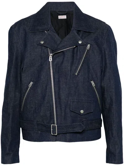 Fursac Denim Jacket In Blue