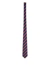 Fursac Diagonal-stripe Tie In Blue