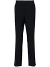 Fursac Mid-waist Straight-leg Tailored Trousers In Blue