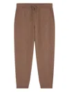 Fursac Drawstring Track Pants In Brown