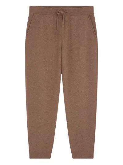 Fursac Drawstring Track Pants In Brown