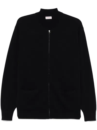 Fursac Fine-knit Cardigan In 蓝色