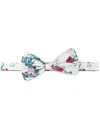Fursac Floral-print Bow Tie In White