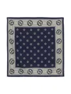 Fursac Floral Scarf In Blue