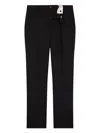 Fursac Front-pleats Tailored Trousers In Black