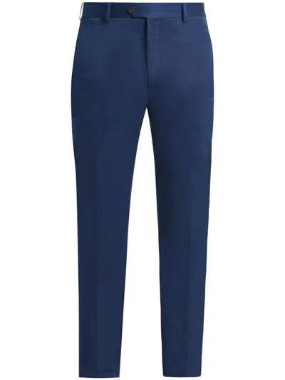 Fursac Gabardine Chinos In Blue