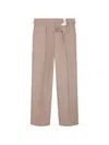 Fursac Herringbone-pattern Wool Trousers In Neutral