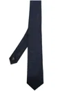 Fursac Textured Silk Tie In Blue
