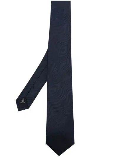 Fursac Silk Tie In Blue