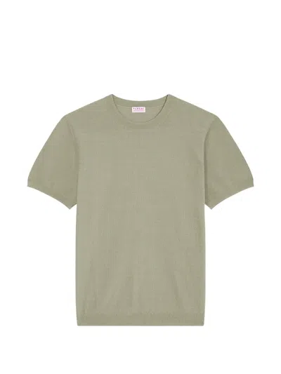 Fursac Knitted T-shirt In Green