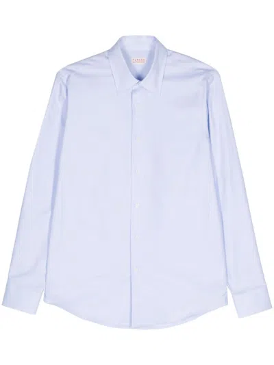 Fursac Long-sleeve Shirt In Blue