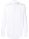 Fursac Long-sleeved Cotton Shirt In White