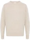 Fursac Mélange-effect Sweater In Neutrals