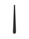 Fursac Micro-dot Silk Tie In Transparent