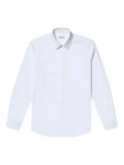Fursac Panelled Cotton Shirt In White