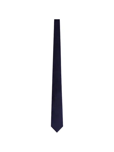 Fursac Patterned Silk Tie In Black