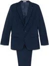 Fursac Single-breasted Suit In Blue