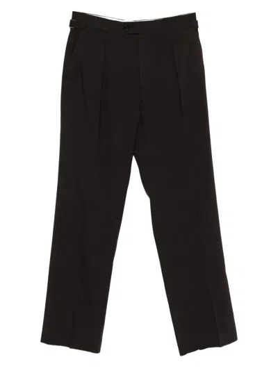 Fursac Pleated Trousers In Black