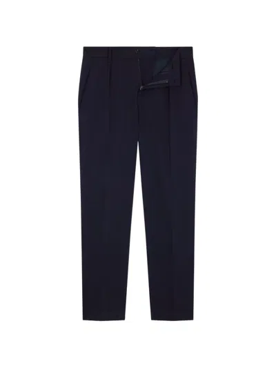 Fursac Pleated-detail Trousers In Blue