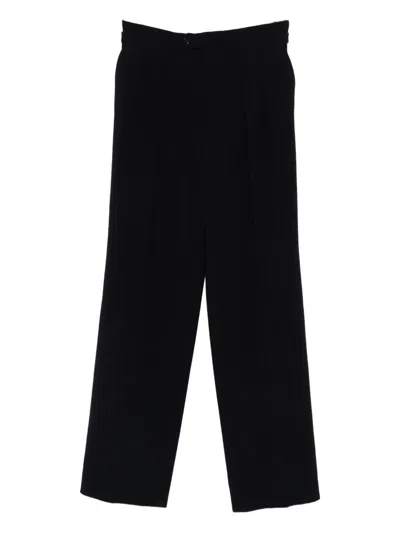 Fursac Pleated-front Tailored Trousers In Black