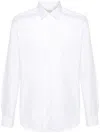 Fursac Poplin Cotton Shirt In White