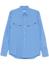 Fursac Poplin Shirt In Blue