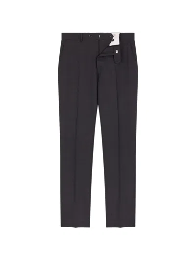 Fursac Pressed-crease Tailored Trousers In Black
