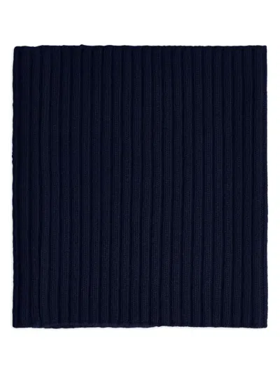 Fursac Ribbed Scarf In Blue