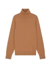 Fursac Gestrickter Rollkragenpullover In Brown
