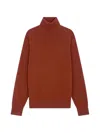 Fursac Gestrickter Rollkragenpullover In Brown