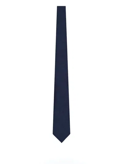 Fursac Silk Tie In Blue