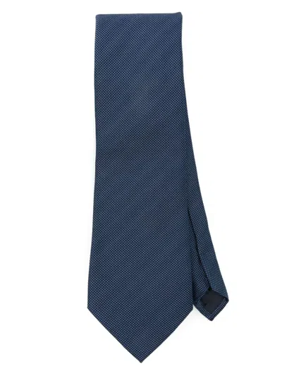 Fursac Silk Tie In Blue