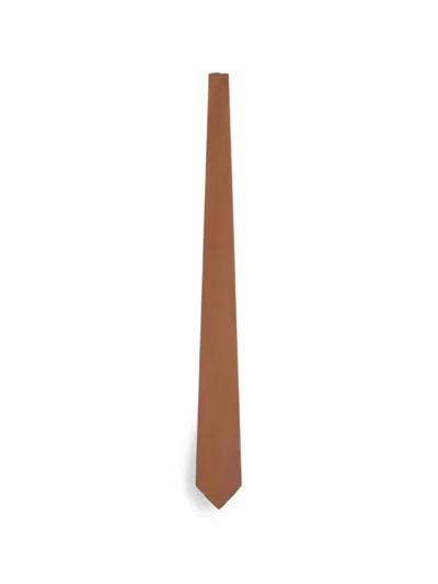 Fursac Silk Tie In Transparent