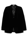 Fursac Single-breasted Blazer In Black