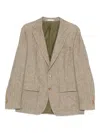 Fursac Single-breasted Notched-lapel Blazer In Multi
