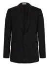 Fursac Single-breasted Notched-lapel Suit In Black