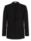 Fursac Single-breasted Notched-lapel Suit In Black