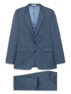 Fursac Single-breasted Suit In Blue