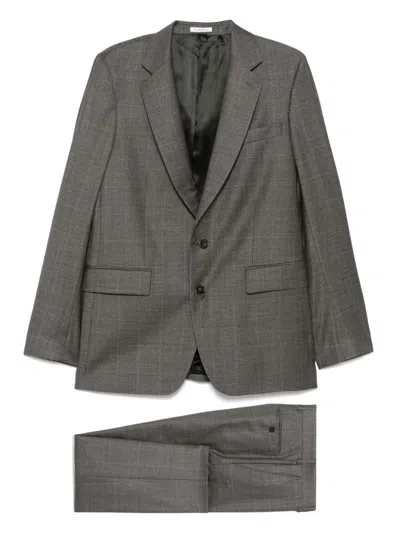 Fursac Single-breasted Suit In Gray