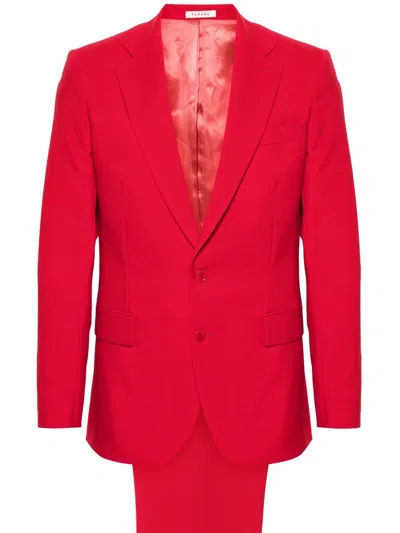 Fursac Single-breasted Suit In Red