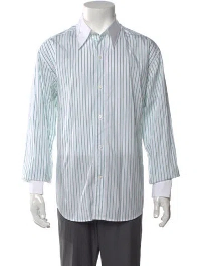 Pre-owned Fursac Striped Long Sleeve Shirt In Multi