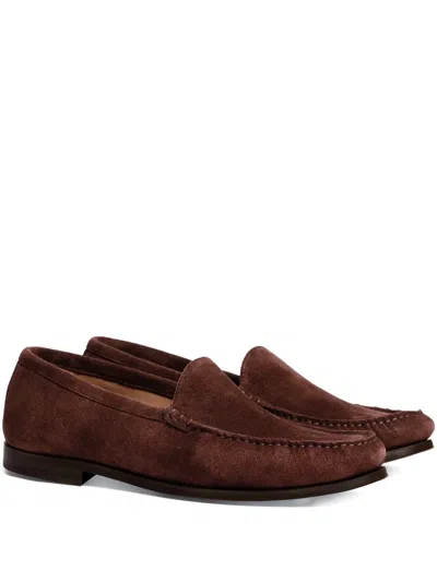 Fursac Suede Loafers In Brown
