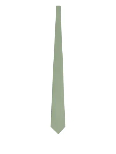 Fursac Textured Silk Tie In Green