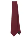 Fursac Textured Silk Tie In Red