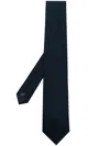 Fursac Textured Silk Tie In Blue